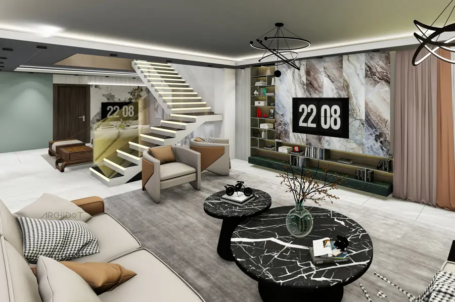 Bashundhara Residence Interior — view 2