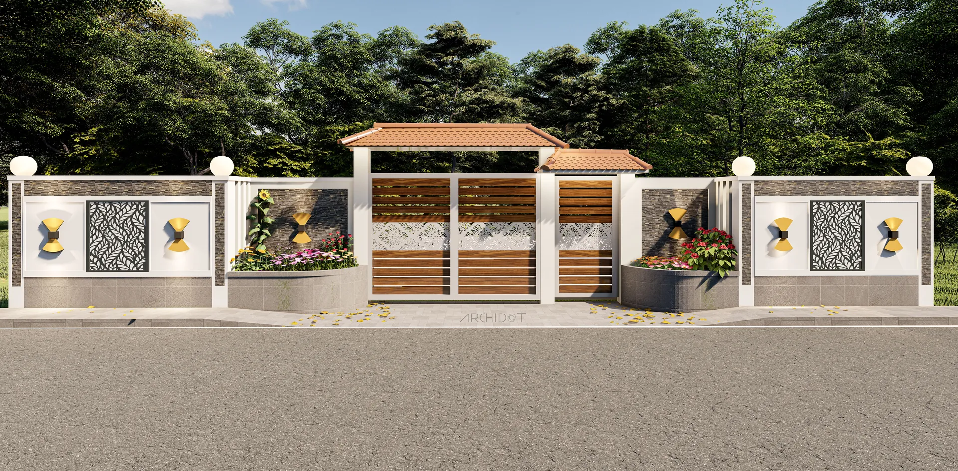 Entrance Gate — Structure by ARCHIDot