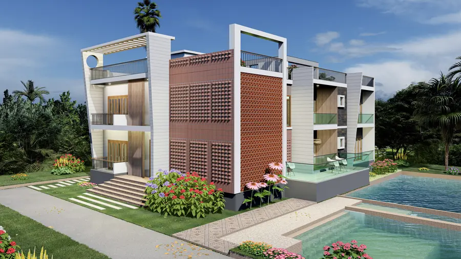Luxury Duplex House — view 2
