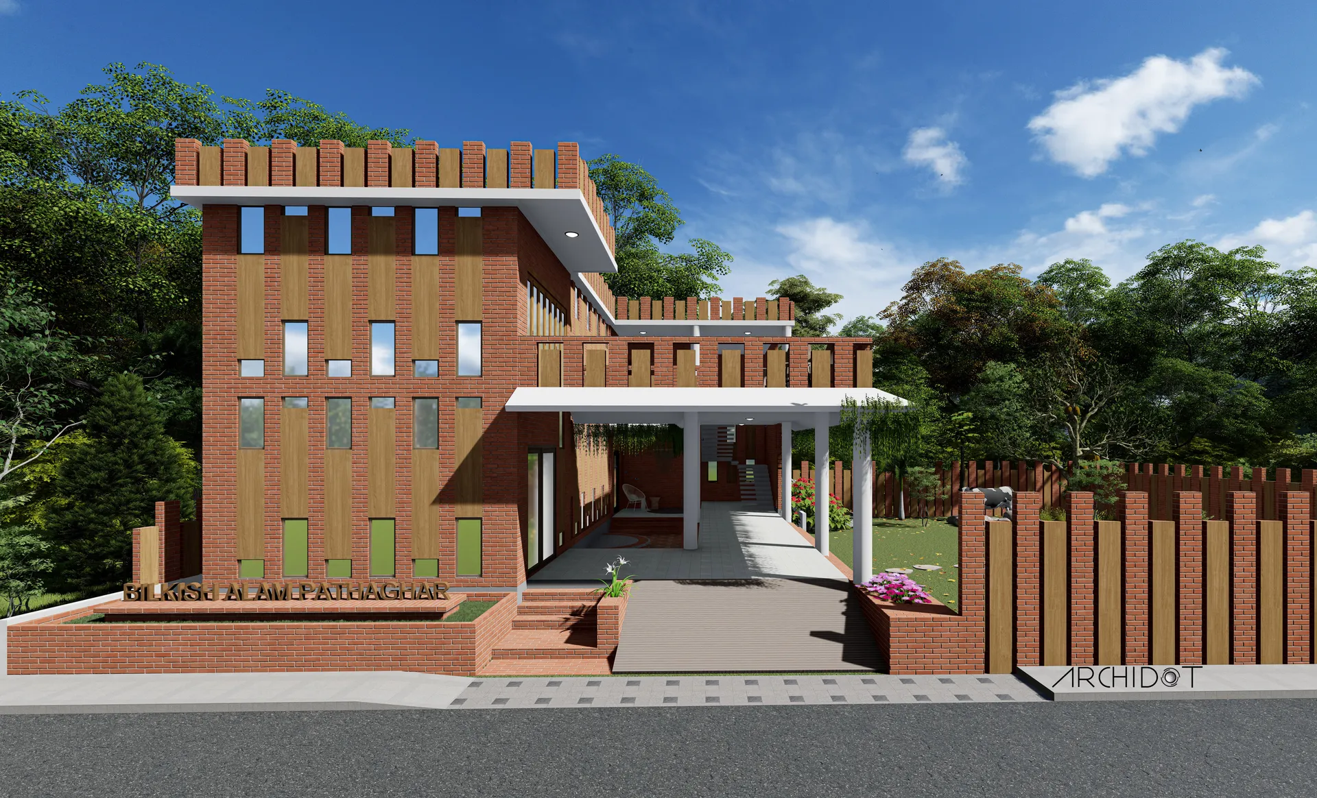 Pathagar Public Library — Architecture by ARCHIDot